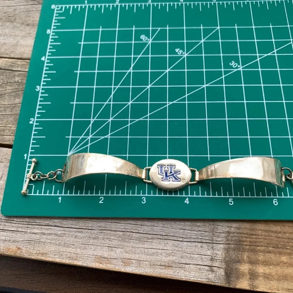 Kentucky University Bracelet by Sandol Silver-Tone Toggle Closure - Picture 7 of 8